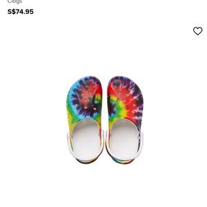 Men’s size 13 tye dye crocs
